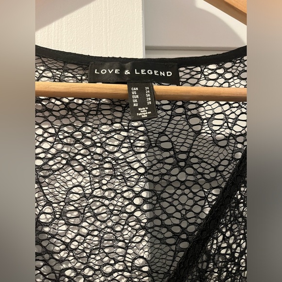 Love & Legend for Addition Elle Floral Lace Blouse - Picture 4 of 6